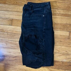 American eagle ripped black jeans